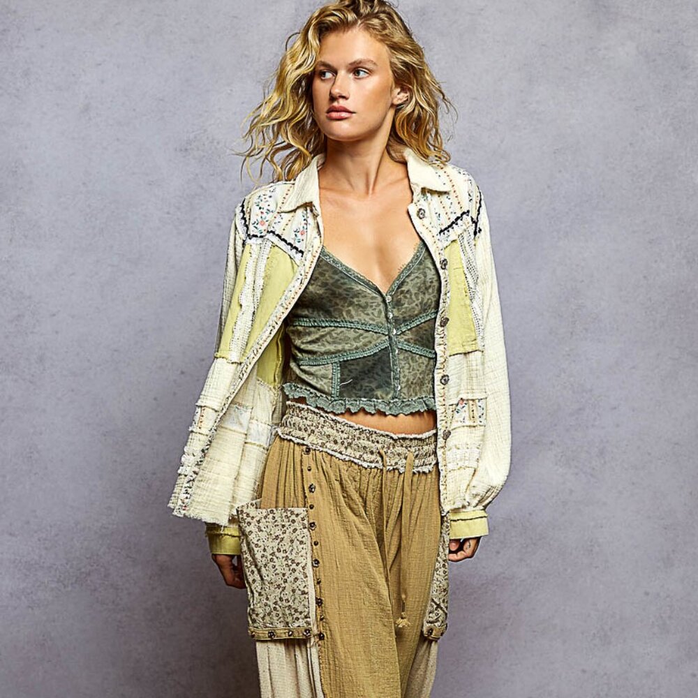 Willowlight Meadow Shacket NEW Size Large - Picture 2 of 9